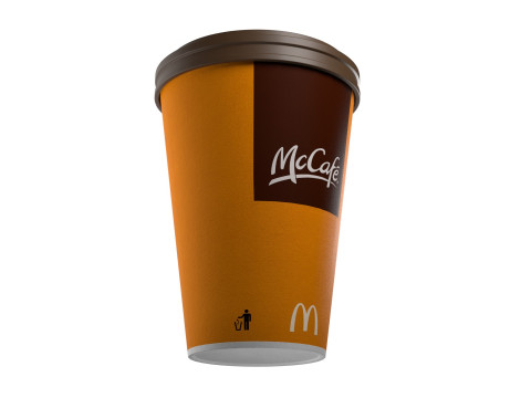 McDonalds Coffee Cup 3D Model