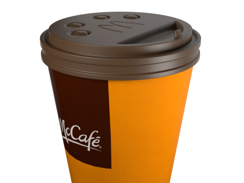 McDonalds Coffee Cup 3D Model