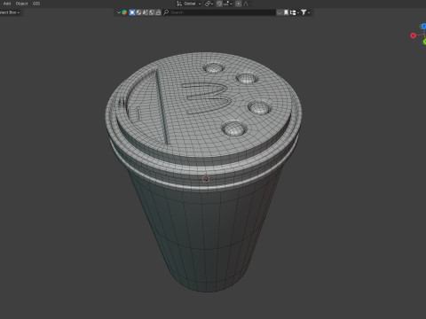 McDonalds Coffee Cup 3D Model