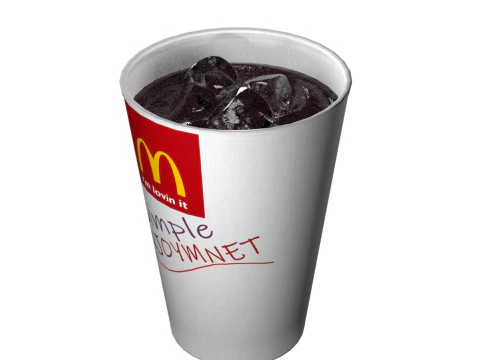 McDonalds Cola 3D Model