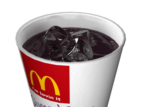 McDonalds Cola 3D Model