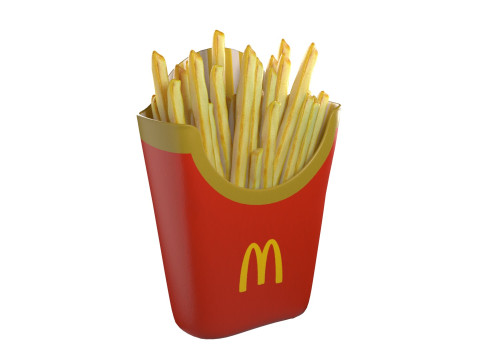 McDonalds Food Pack Modelo 3D
