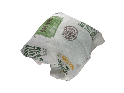 McDonalds Food Pack Modelo 3D