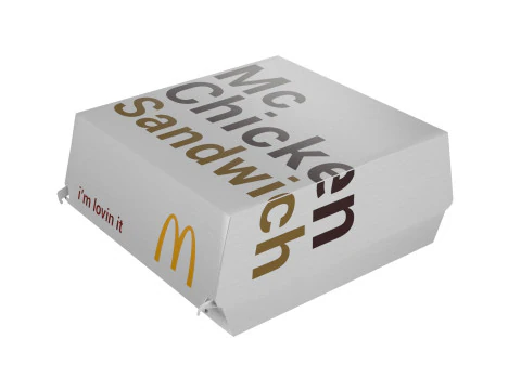 McDonalds Food Pack 3D Model