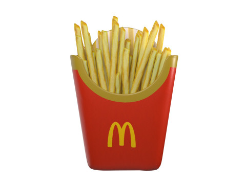 McDonalds French Fries 3D Model
