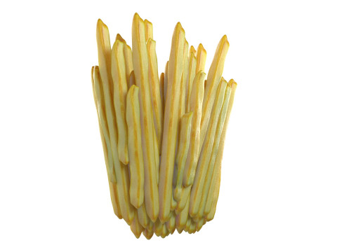McDonalds French Fries 3D Model