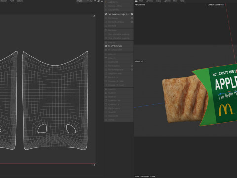 McDonalds Pie 3D Model