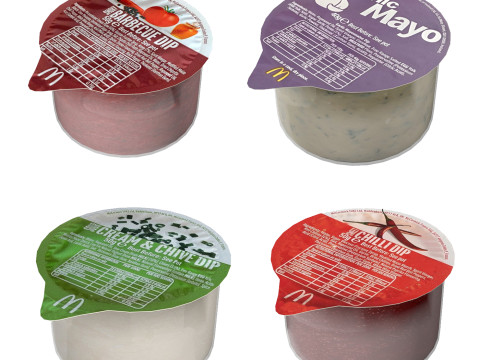 McDonalds Sauce Model 3D