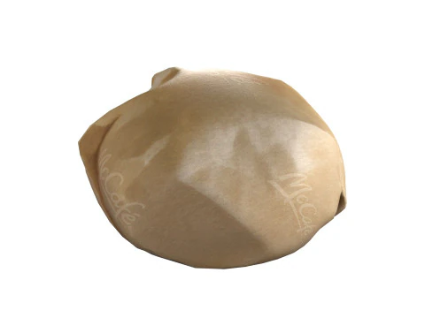 McDonalds Wrapped burger 3D Model