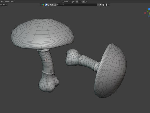 Mushroom 1 3D Model