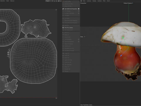 Cogumelo 2 Modelo 3D