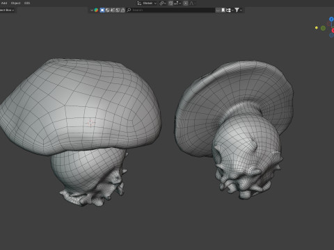 Mushroom 2 3D Model