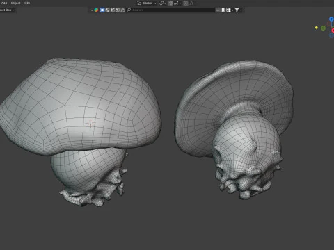 Cogumelo 2 Modelo 3D