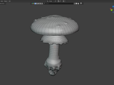 Mushroom 3 Model 3D