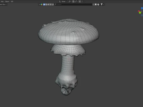 Mushroom 3 3D Model