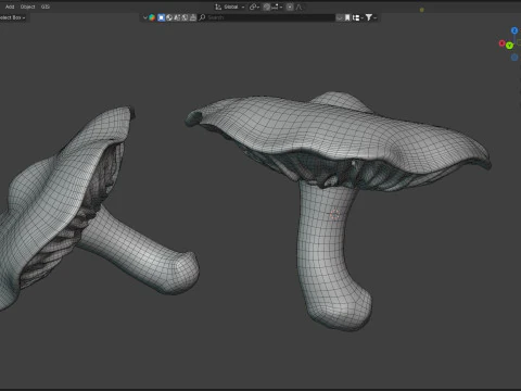 Mushroom 7 3D Model