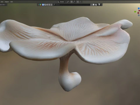 Mushroom 8 3D Model