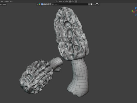 Mushroom 10 3D Model