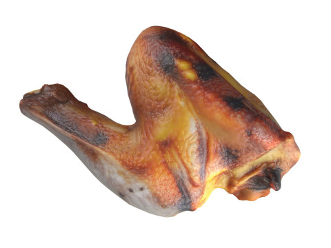 Chicken wings fried Model 3D