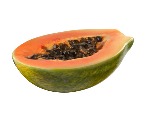Papaya half Modelo 3D