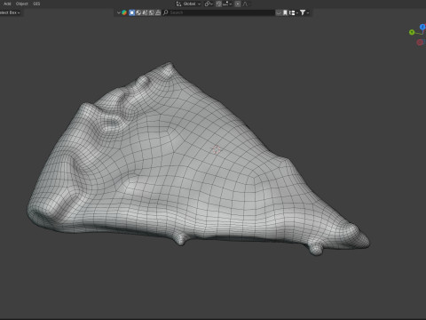 Pizza slice 1 Modelo 3D