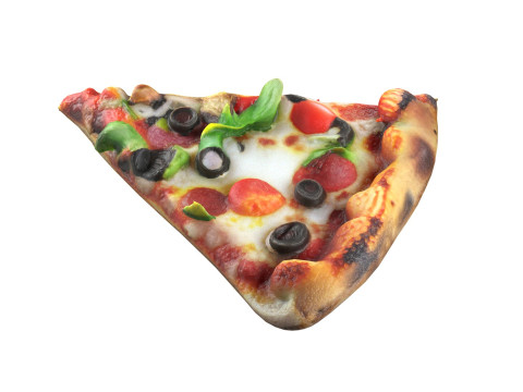 Pizza slice 2 3D-Modell
