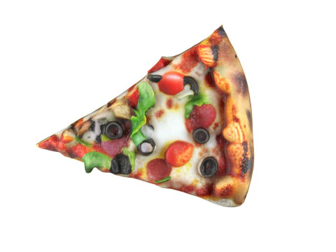 Pizza slice 2 3D Model