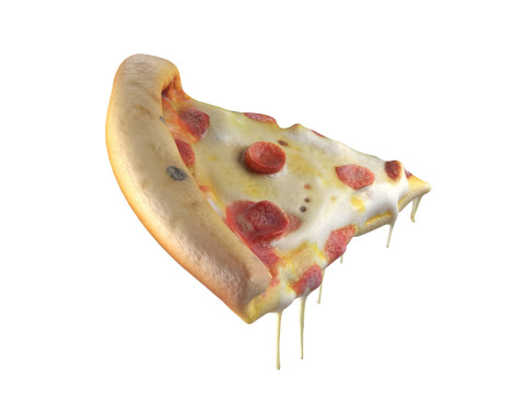 Pizza slice 3 Modelo 3D