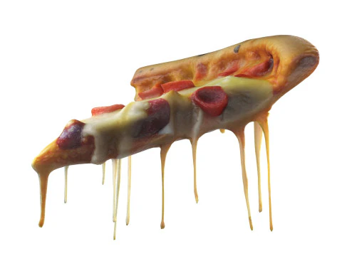 Pizza slice 3 3D Model