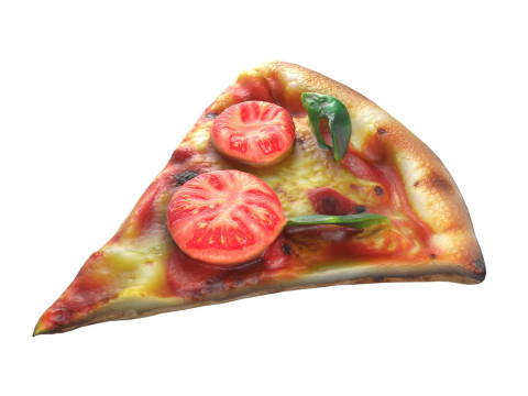 Pizza slice 4 Model 3D