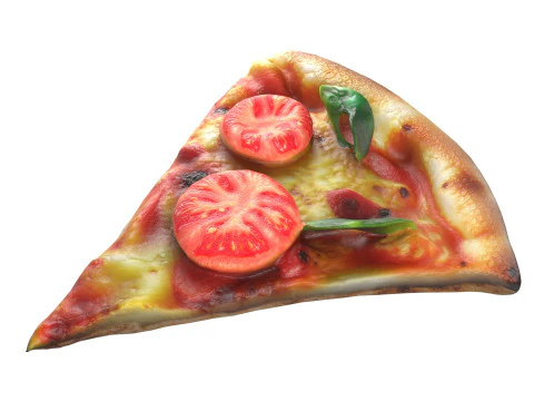 Pizza slice 4 3D Model