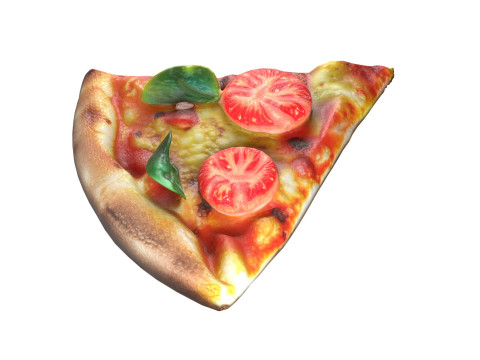 Pizza slice 4 Modelo 3D