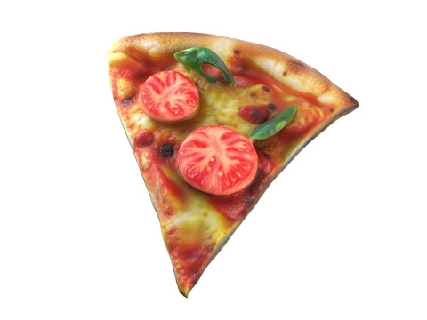 Pizza slice 4 Modelo 3D