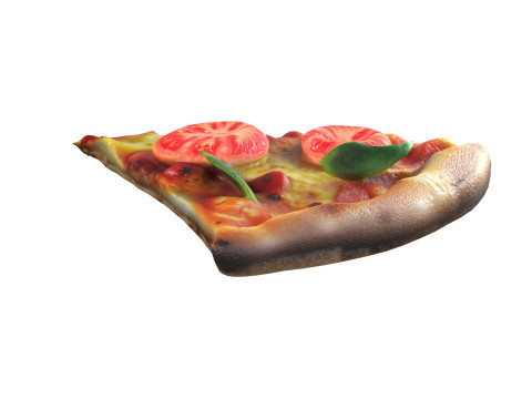 Pizza slice 4 Modelo 3D