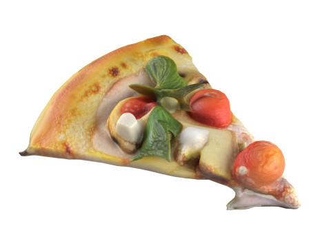 Pizza slice 5 Model 3D