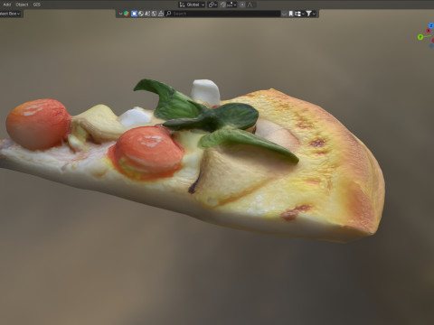 Pizza slice 5 3D Model