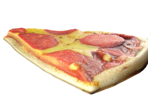 Pizza slice 6 Modelo 3D