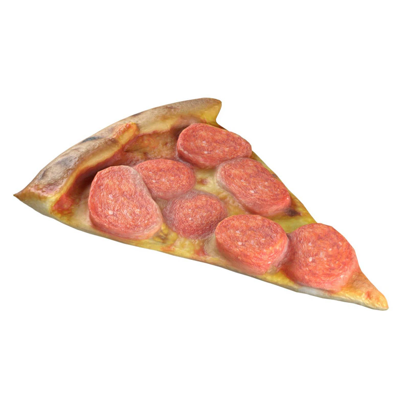 Pizza slice 7 3D Model .c4d .max .obj .3ds .fbx .stl .blend 