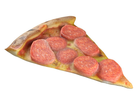 Pizza slice 7 Model 3D