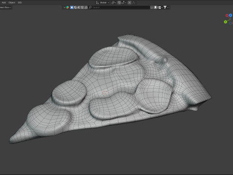 Pizza slice 7 Modelo 3D