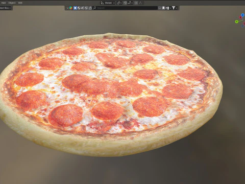 Pizza 12 Modelo 3D