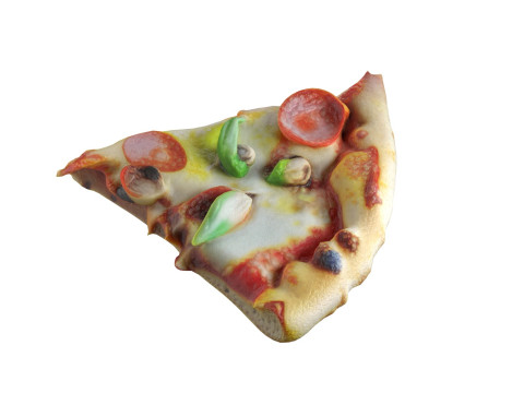Pizza slice 8 Modelo 3D