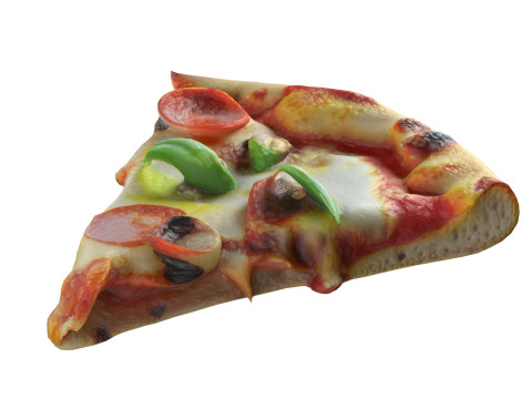 Pizza slice 8 Modelo 3D