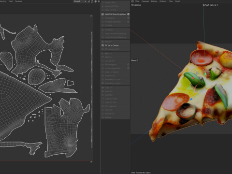 Pizza slice 8 Modelo 3D
