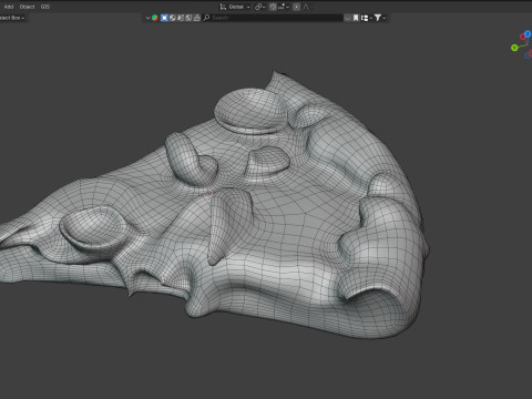 Pizza slice 8 Modelo 3D