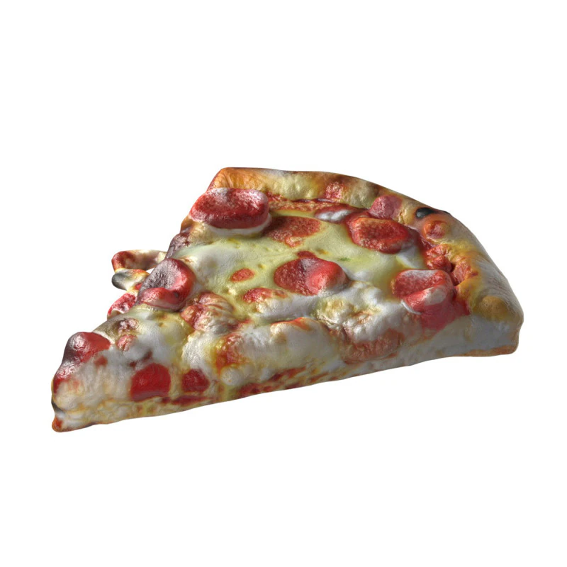 Fatia de pizza 9 Modelo 3D .c4d .max .obj .3ds .fbx .stl .blend 