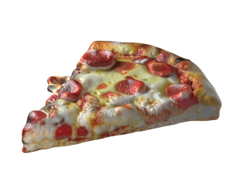 Pizza slice 9 Model 3D