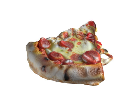 Pizza slice 9 Modelo 3D