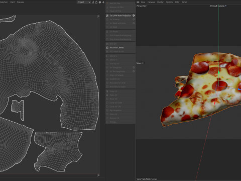 Pizza slice 9 Modelo 3D