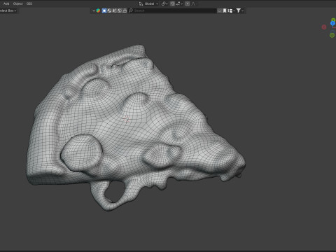 Pizza slice 9 Modelo 3D